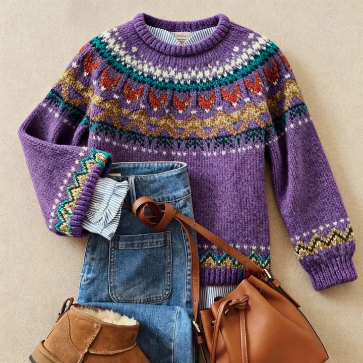 Ingrid | Scandinavian Knit Sweater