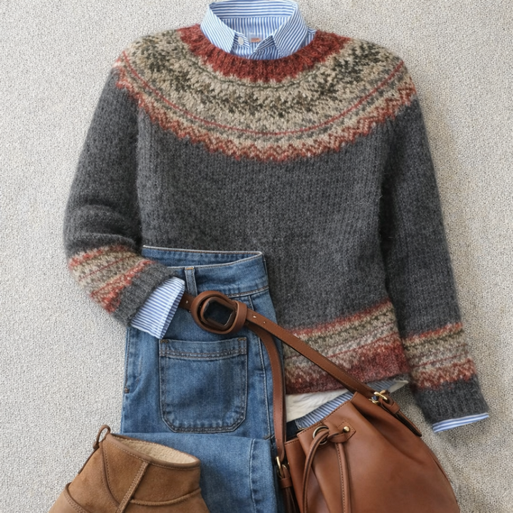 Lauren | Scandinavian Knit Sweater