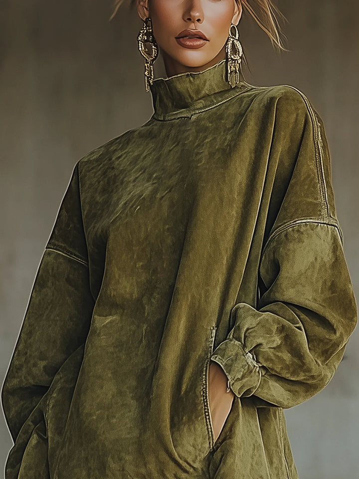 Gabriela | Chic Dress with High Neck