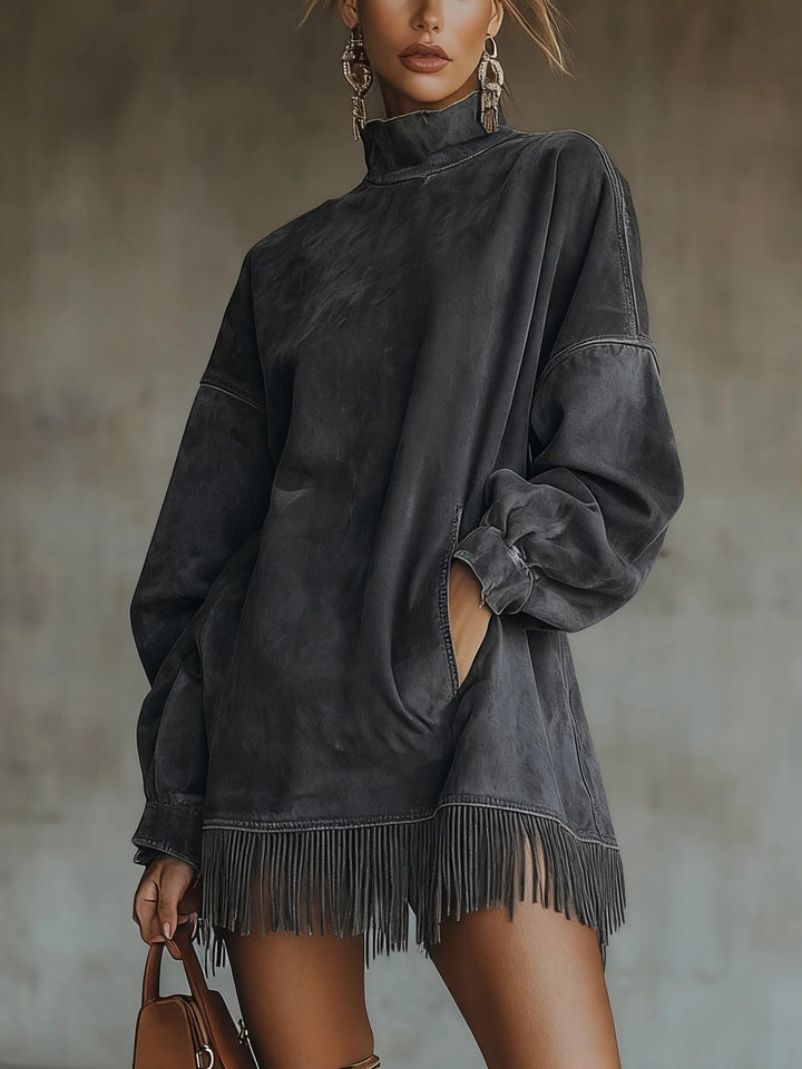 Gabriela | Chic Dress with High Neck