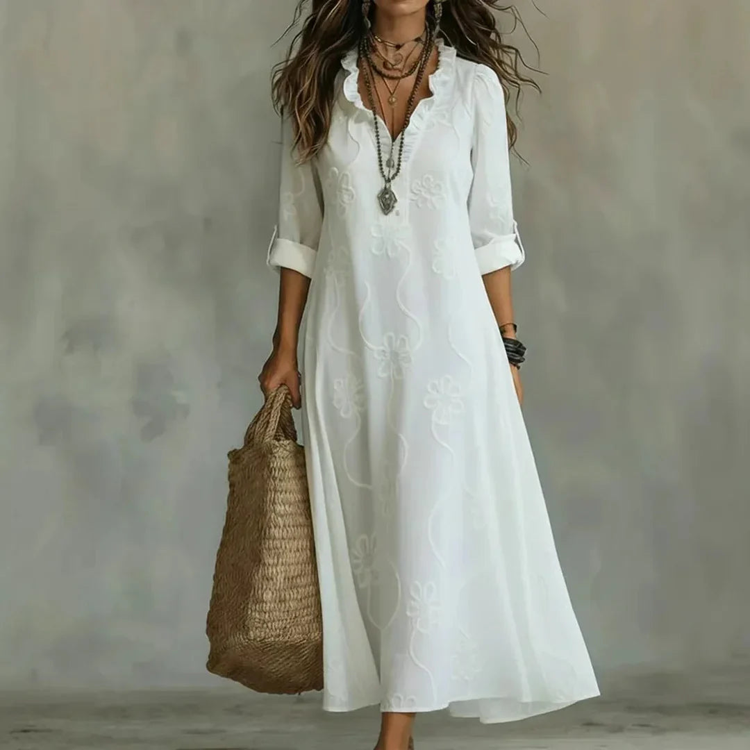 Aldine | Bohemian-Chic Maxi Dress