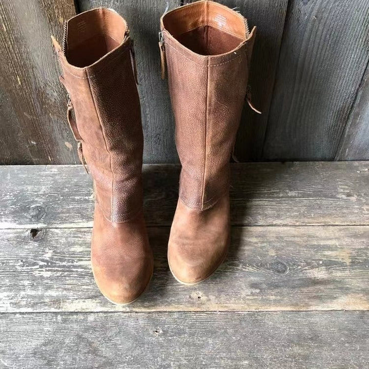 Loretta - Leather Fall Boots