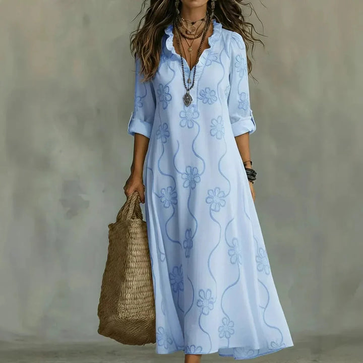 Aldine | Bohemian-Chic Maxi Dress