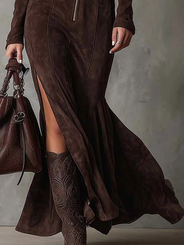 Marsella | Long Dress with Belt