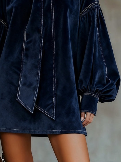 Trinidad | Casual Velvet dress