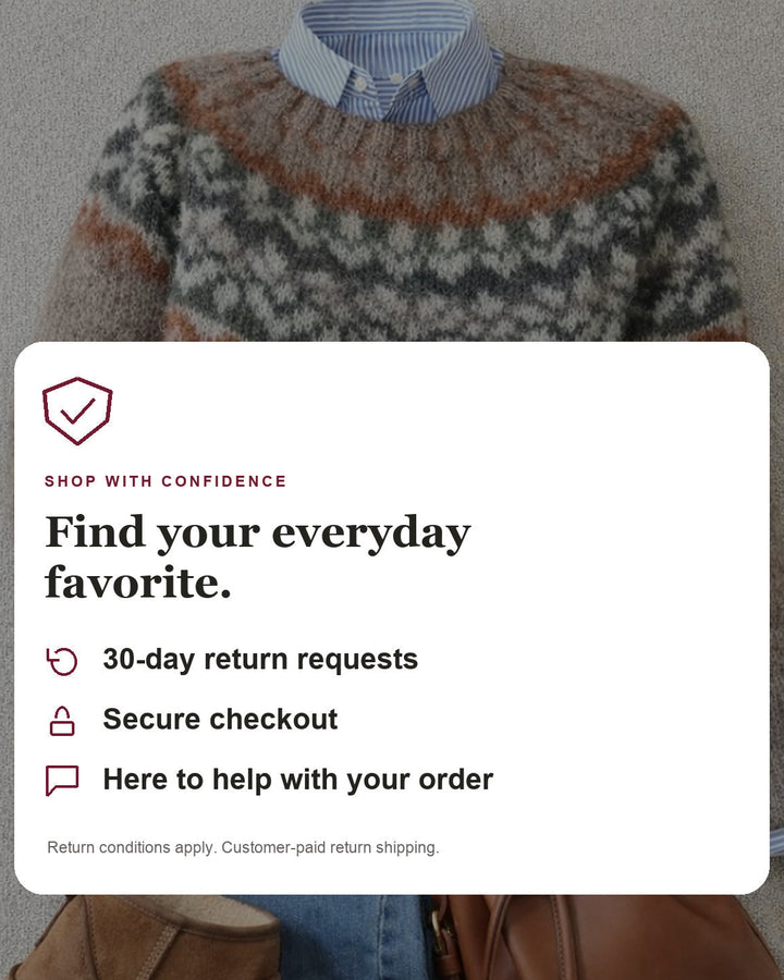 Ashley | Scandinavian Knit Sweater