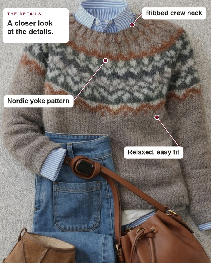 Ashley | Scandinavian Knit Sweater