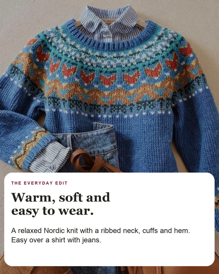 Freya | Scandinavian Knit Sweater