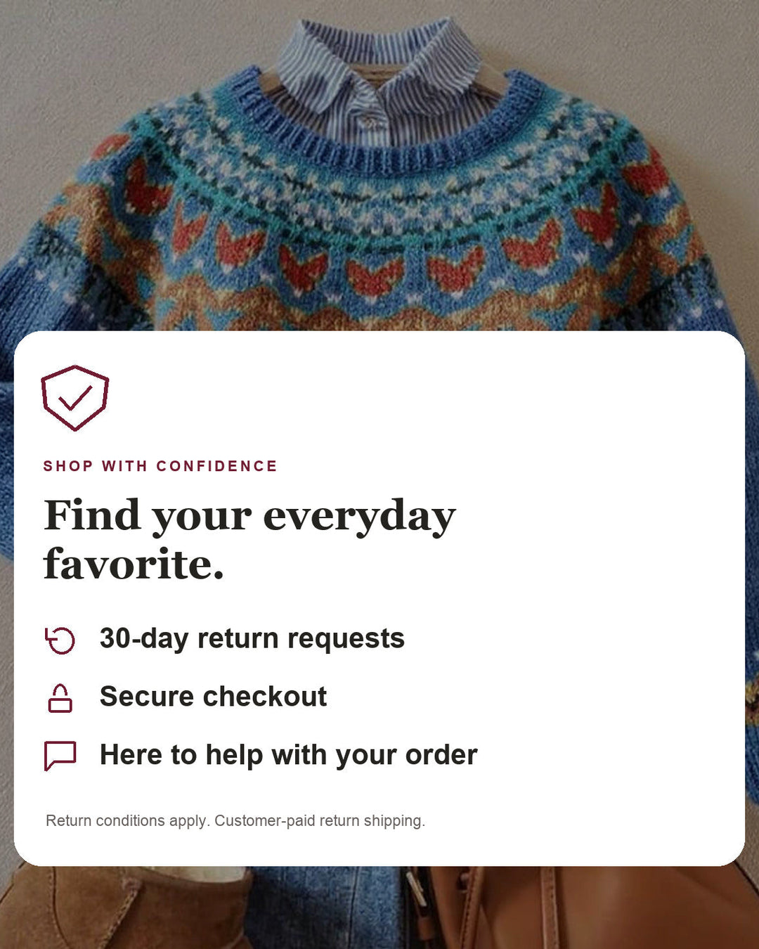 Freya | Scandinavian Knit Sweater