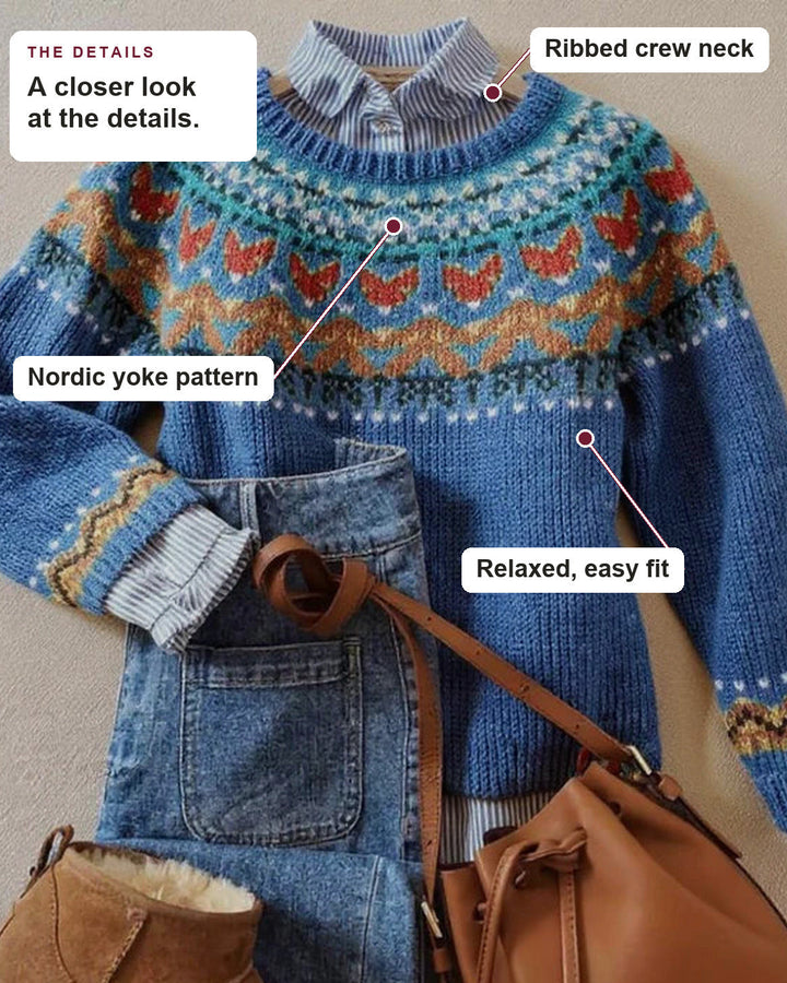 Freya | Scandinavian Knit Sweater