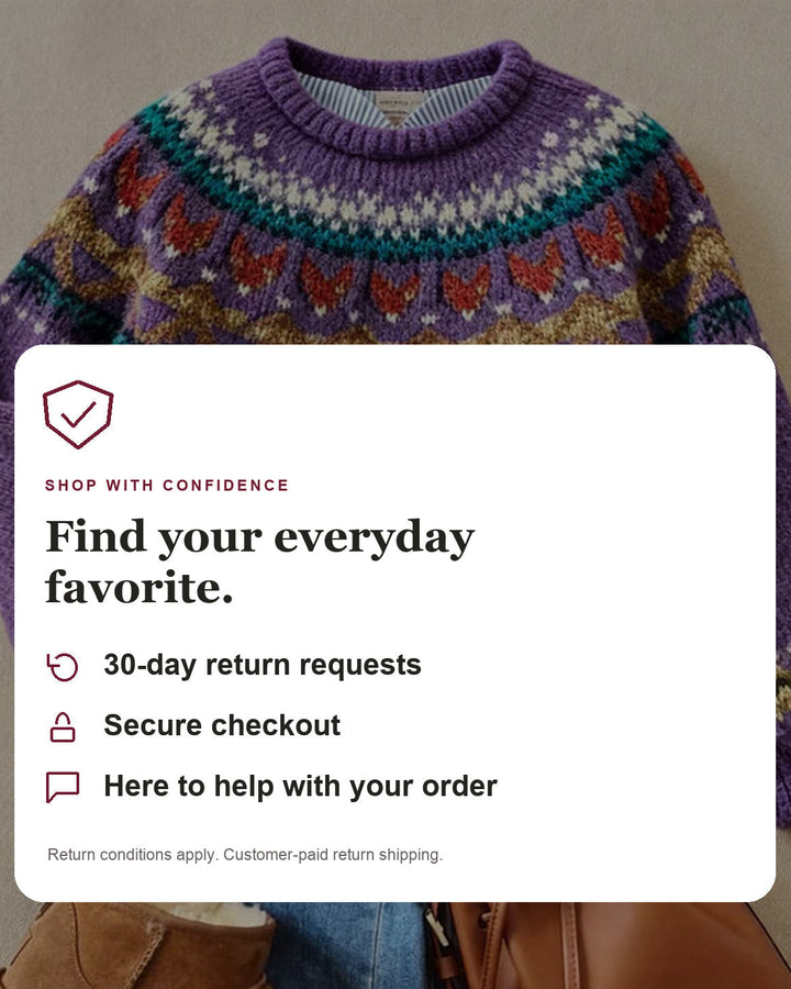 Ingrid | Scandinavian Knit Sweater