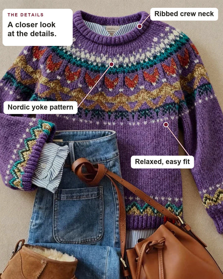 Ingrid | Scandinavian Knit Sweater
