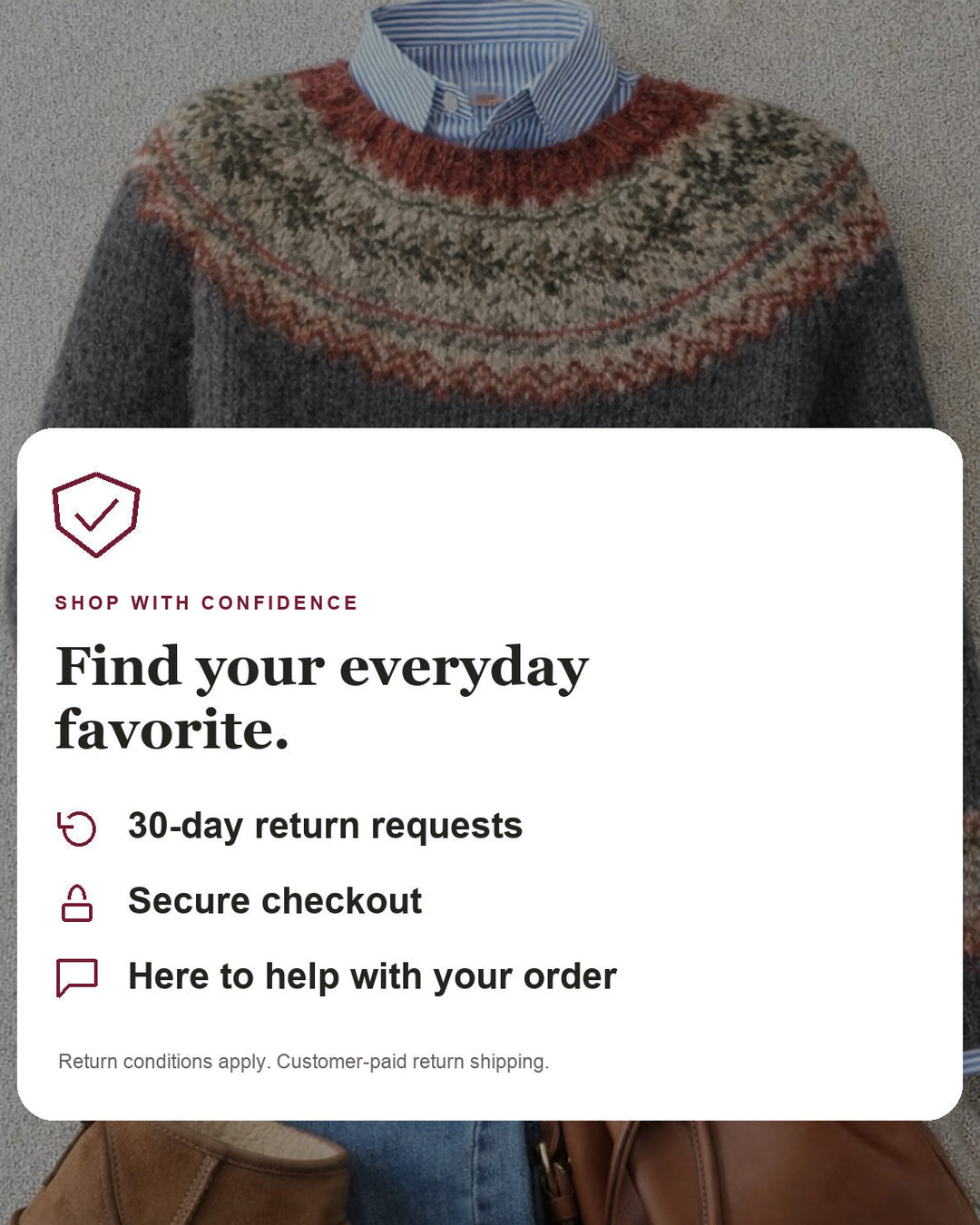 Lauren | Scandinavian Knit Sweater