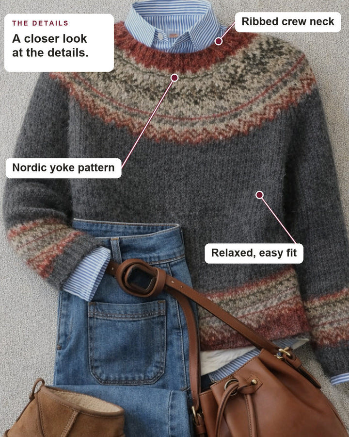 Lauren | Scandinavian Knit Sweater