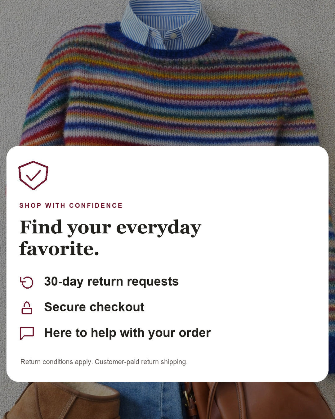 Megan | Scandinavian Knit Sweater