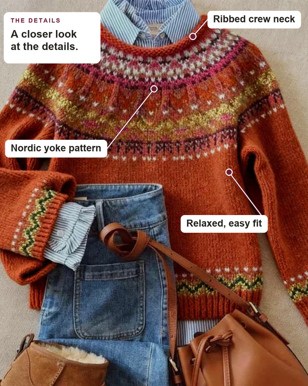 Simona | Scandinavian Knit Sweater